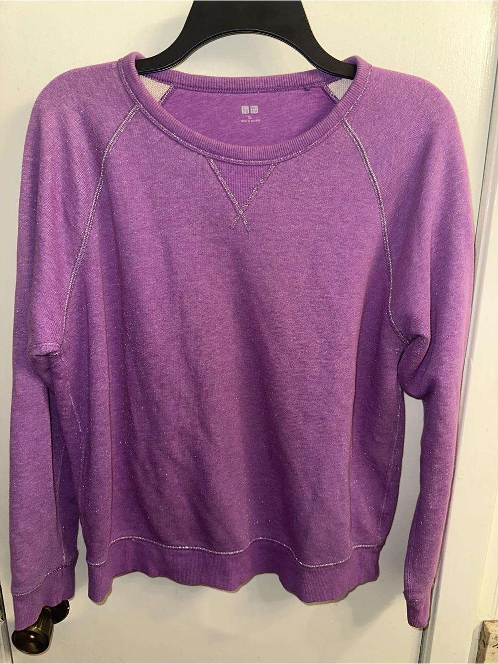 UNIQLO Lavender Crewneck Sweatshirt - Women's Pullover